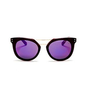 Henri Bendel Purple Broadway Sunglasses
